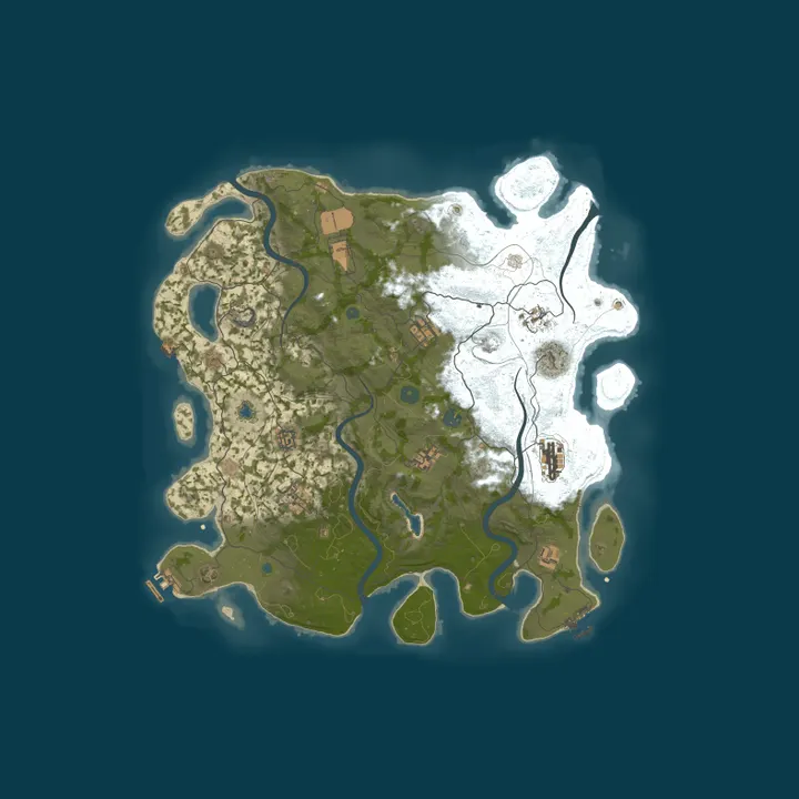 Map of [TW] AixWalker [ PVE | 3X | Raidable Bases | Events ]