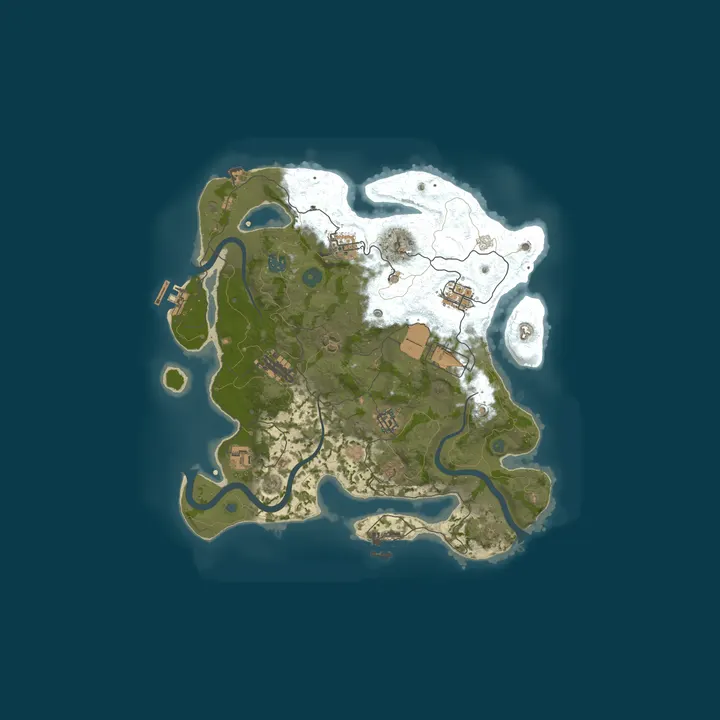Map of Rust CPT Vanilla | Solo Duo Trio Only