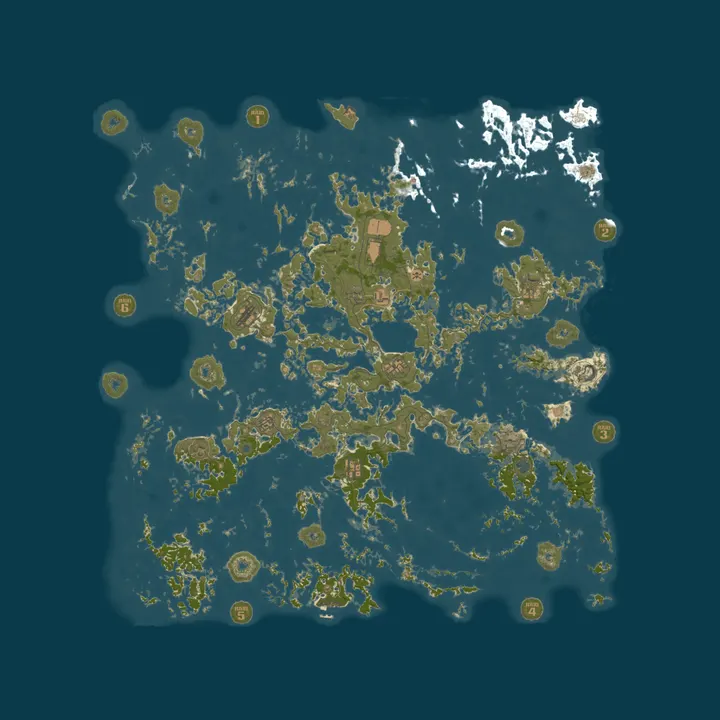 Map of [江湖]pve丨修仙丨武器合成丨宗门丨妖兽