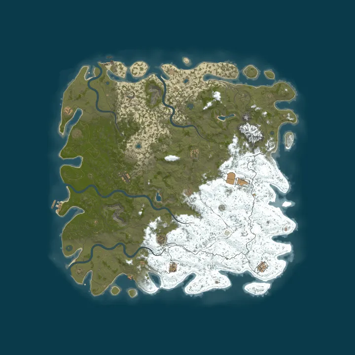 Map of ●ZOMBIE● Sinister Rust PVP|Raidable Base|SkillTree|Share BP