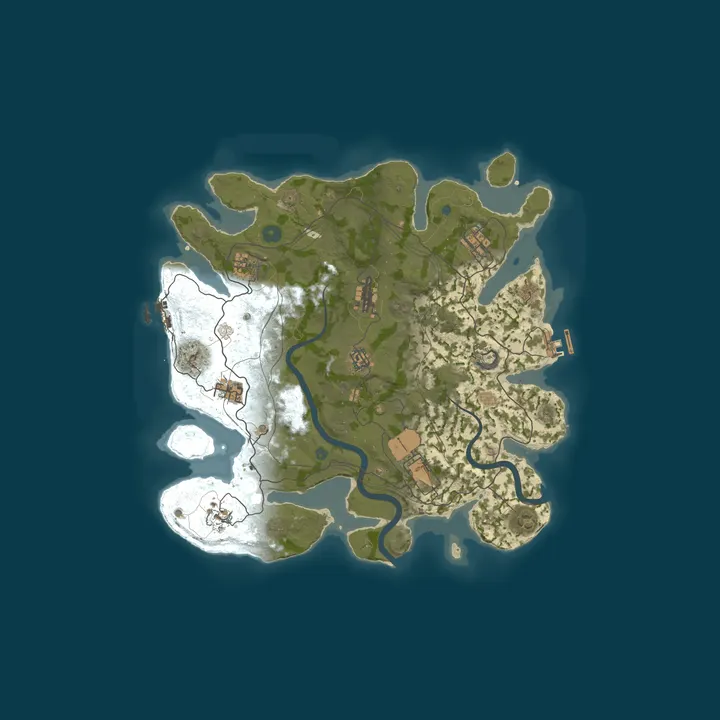 Map of ICEFUSE 5X Bravo (Solo/Duo/Trio/Quad|Shop|Kits|X5 WIPED)