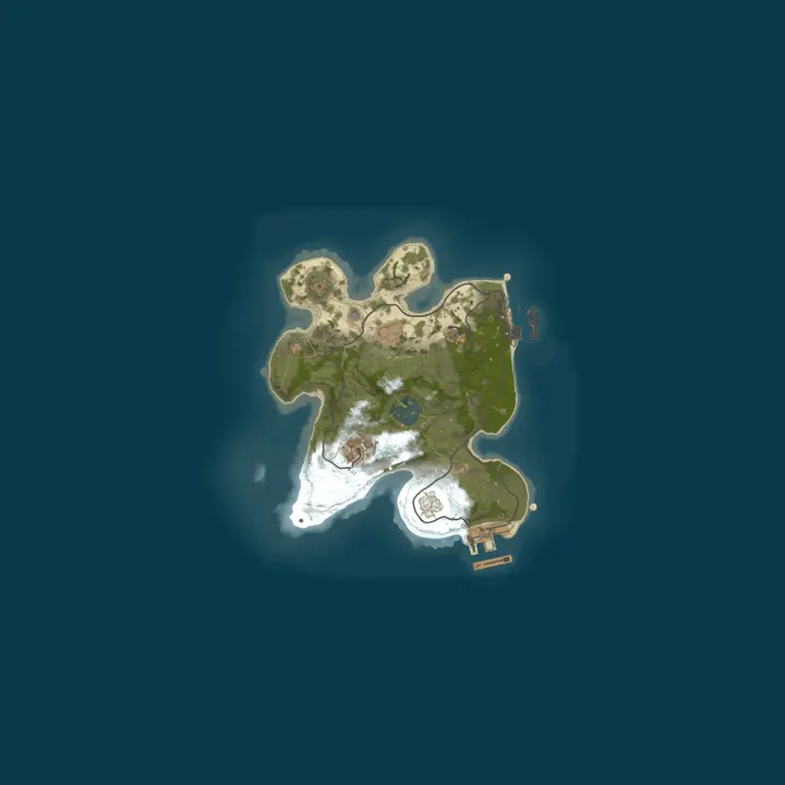 Map of Ruins of Rust PvE US