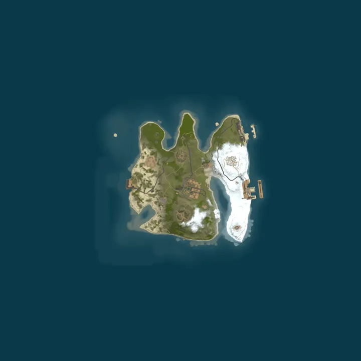 Map of [US] Luna Rust 2x Vanilla