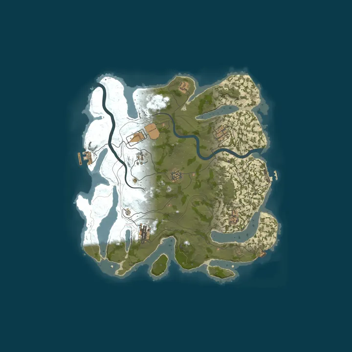 Map of ♨ TEATIME.GG ATLAST ★ 3x TRIO ★ LOOT+++ ★ KITS ★ WIPE