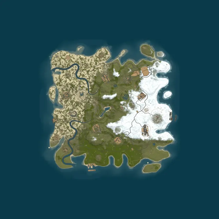 Map of VanillaBeans | Full PVP | No Raid | Solo/Duo/Trio/Quad | Beginn
