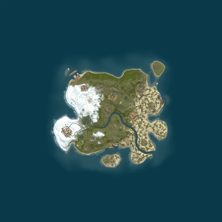 Map of A Rust Server