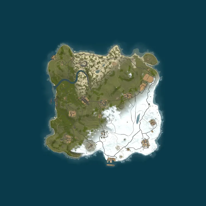 Map of WARBANDITS.GG SEA 3X |Solo/Duo/Trio/Quad|LootX3| JUST WIPED