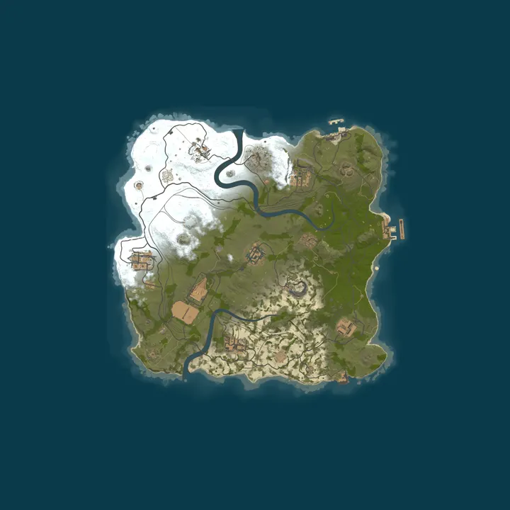 Map of Rusted - BR 2X | Vanilla+ | No BP Wipes