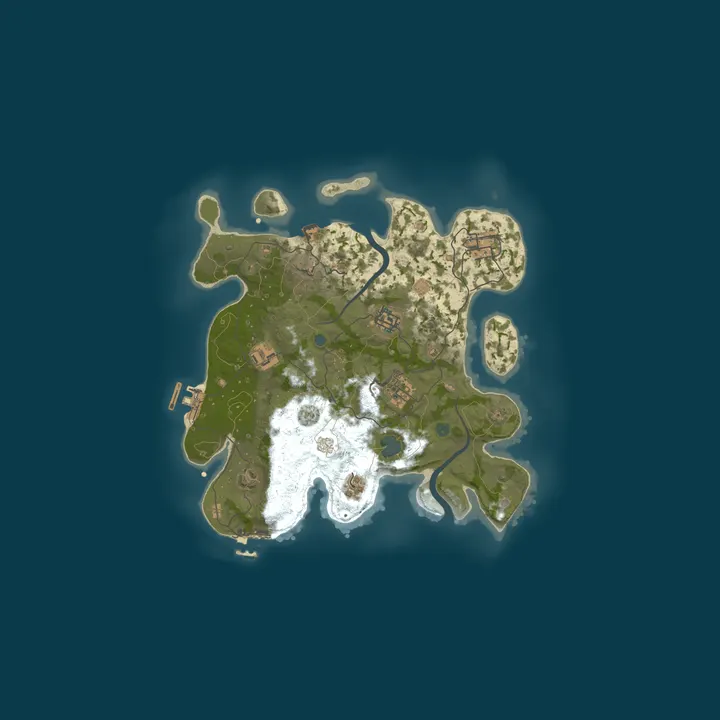Map of UCloud Game Zone Rust Server
