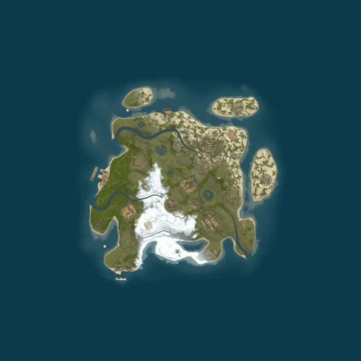 Map of UCloud Game Zone Rust Server