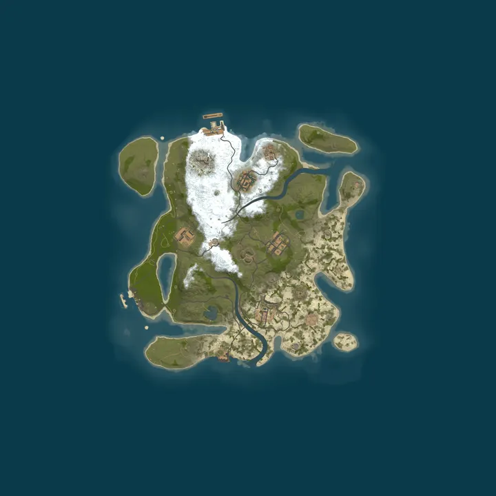 Map of UCloud Game Zone Rust Server