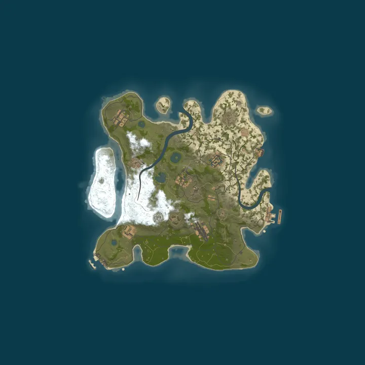Map of UCloud Game Zone Rust Server