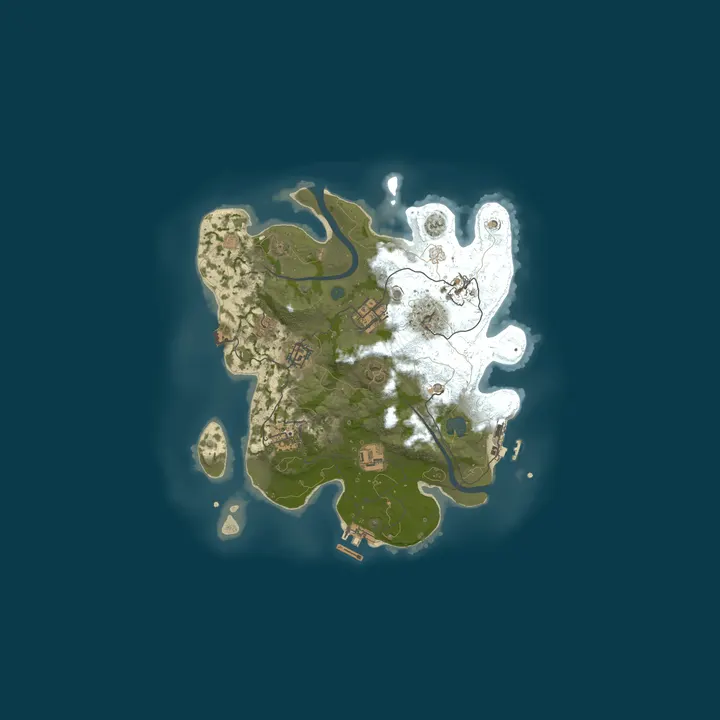 Map of UCloud Game Zone Rust Server