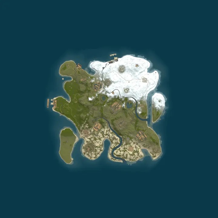 Map of UCloud Game Zone Rust Server