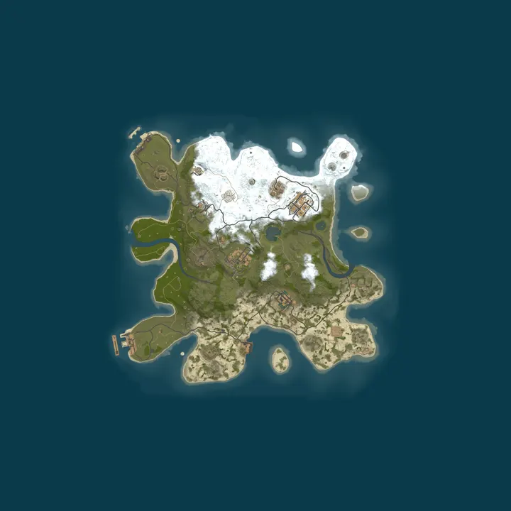 Map of UCloud Game Zone Rust Server