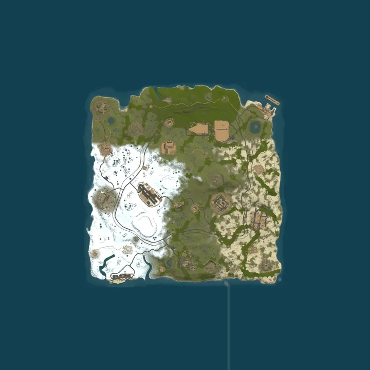 Map of BotWorld PVE AI Player70 Live Bots 5X - Wiped - 8h ago
