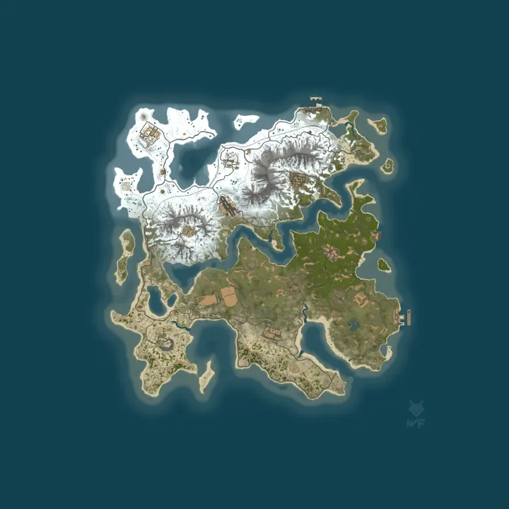Map of Tactics Game Survival [x5]