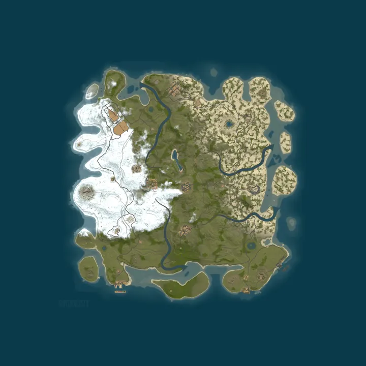 Map of #3 BroRust X50/X100|G WIPE 06.10|MAX5|NoBP|Loot+|Copter