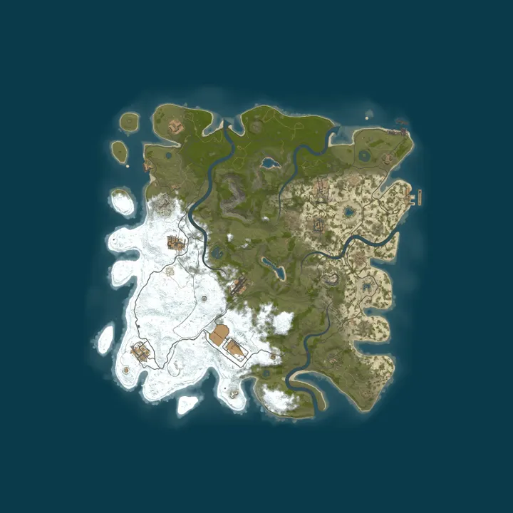 Map of ДНР:SURViVAL PVE\PVPinRT x1+x50 skill system
