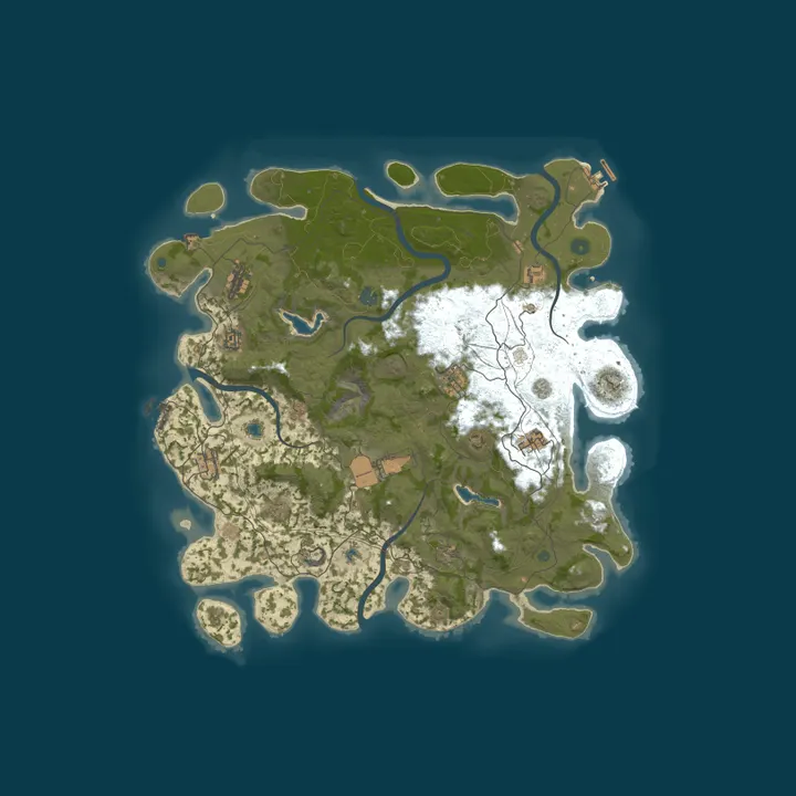 Map of My Untitled Rust Server