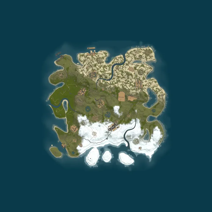 Map of RusturaX | US EA ASIA | Solo/Duo/Trio/Quad | 4x | Just Wiped Ü