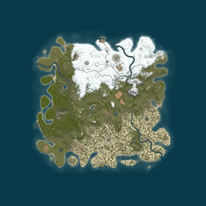 Map of 【流星】PVE|仿官原倍|休闲养老|萌新天堂