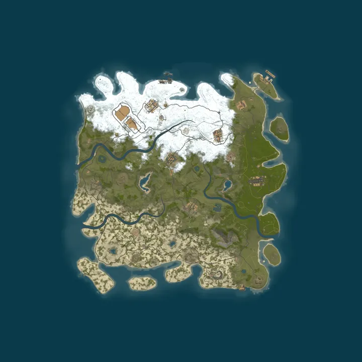 Map of My Safe Rust Server