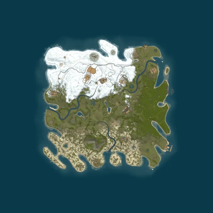 Map of NEW DAWN 2X pve / pvp