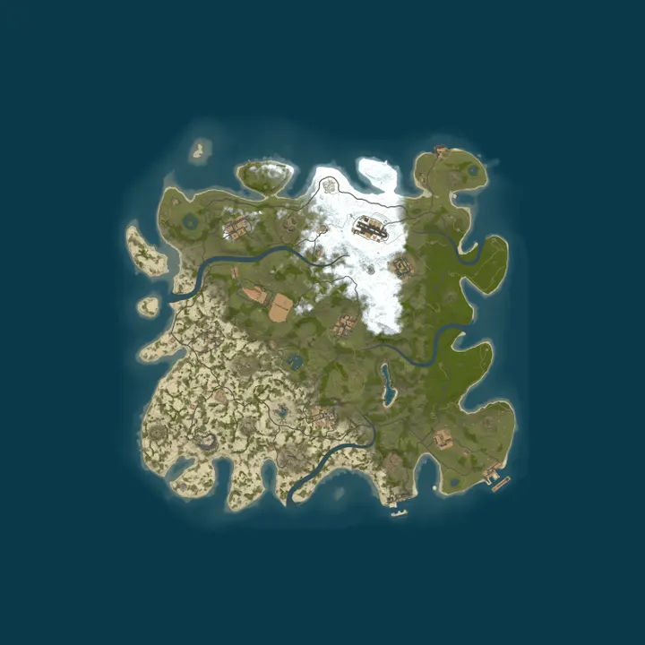Map of GodlikeHost Server