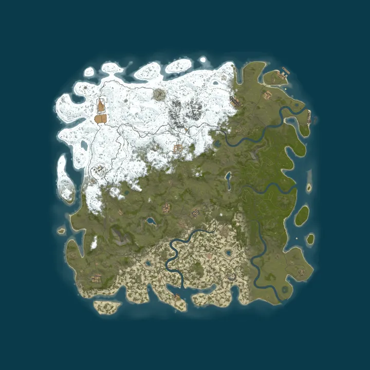 Map of Rust - Beginner Friendly - Monthly Wipe - Low Decay