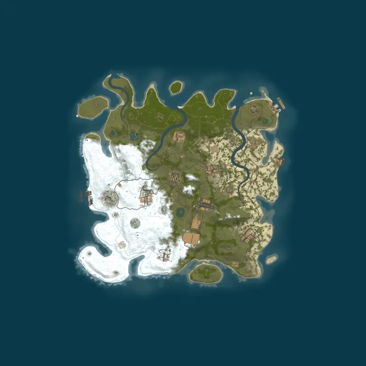 Map of Evens' Rusty Nuts