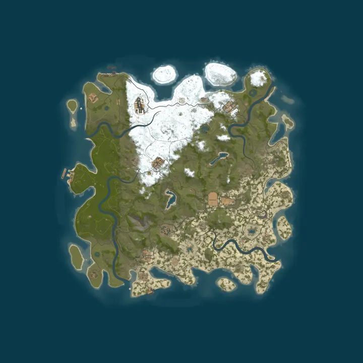 Map of [PL] RUST POLSKA - idealne miejsce dla nowych graczy