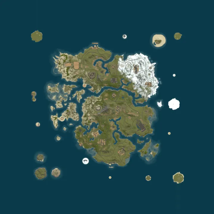 Map of BURN ZOMBIE TESTSERVER