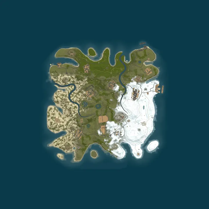 Map of BattleServer Zombies |AU|PVE|KITS|RAIDABLE BASES|