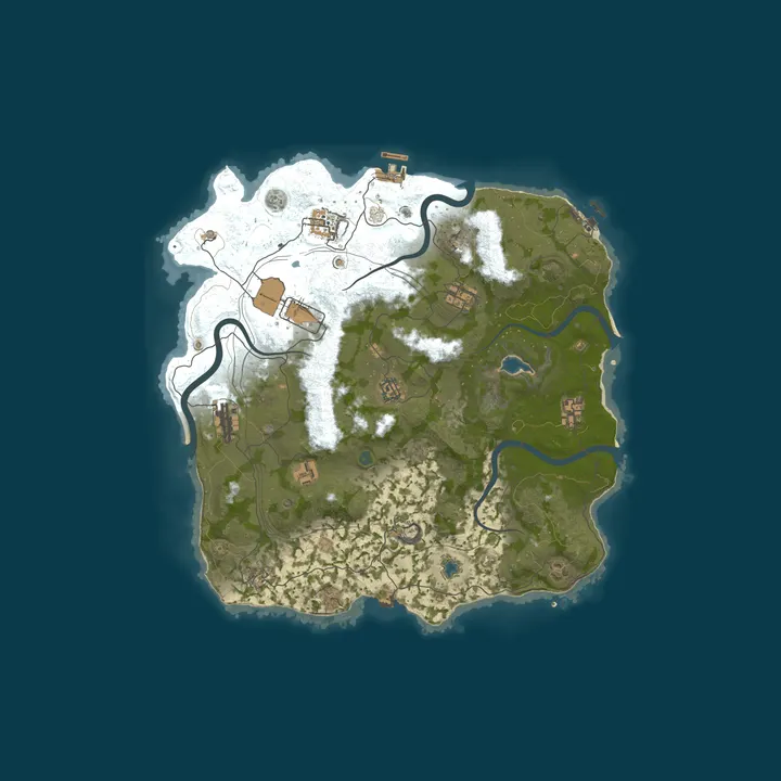 Map of RustForNoobs.com 2x Weekly AU | Solo/Duo/Trio No BP Wipes x2|