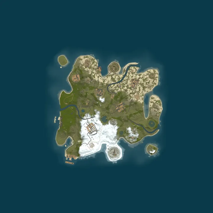 Map of A Rust Server