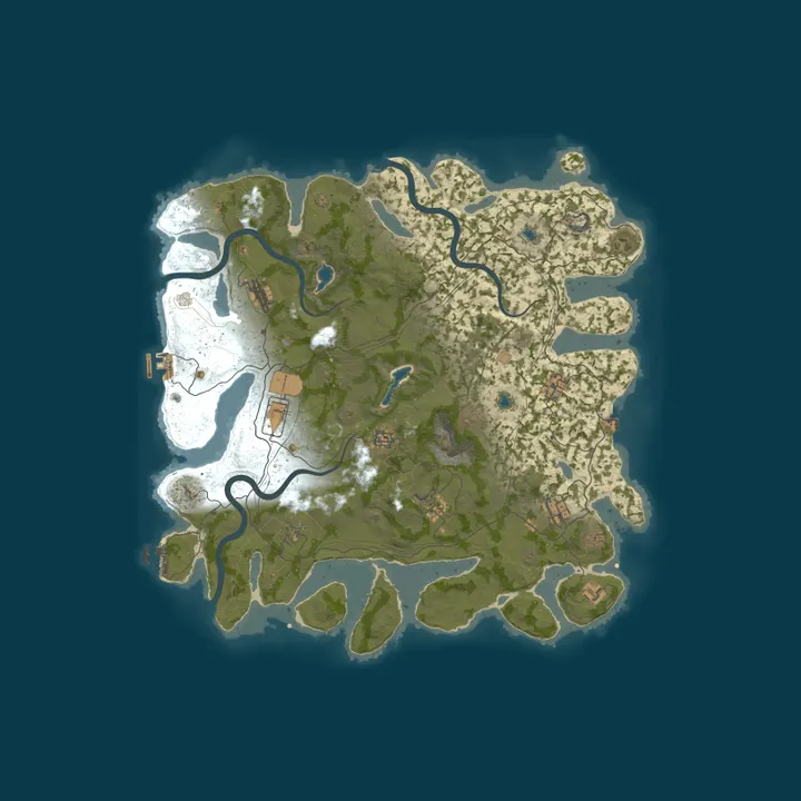 Map of 10/9 RustyRemains 10x Weekly SOLO/DUO/TRIO Loot+/Shop Halite