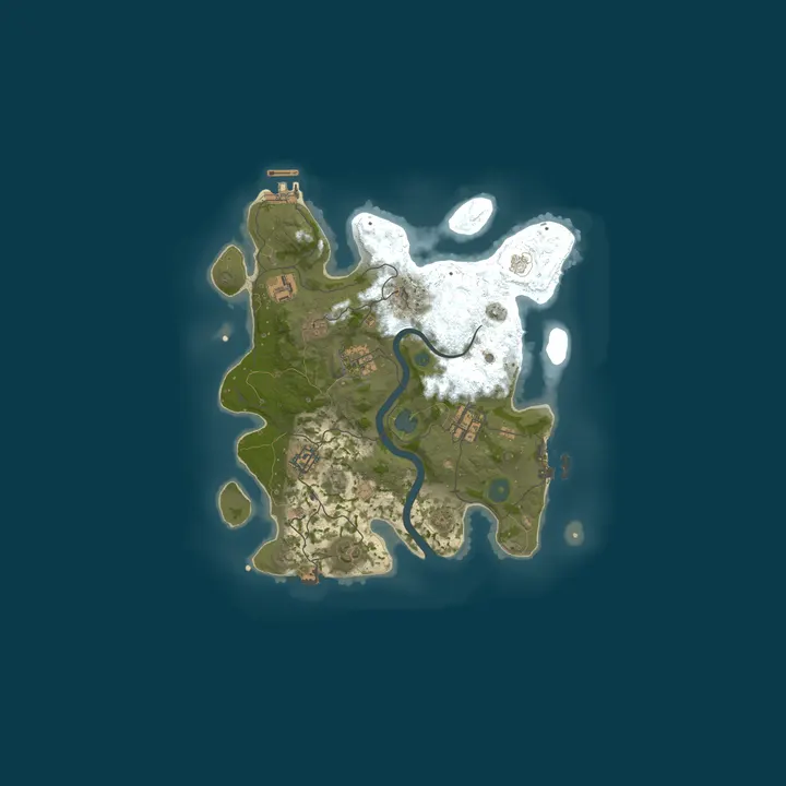 Map of A LOW.MS Rust Server