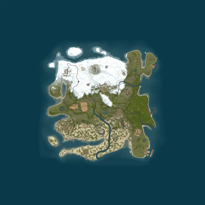 Map of Carebears Small Maps PvE Noob Friendly Low Decay/Upkeep