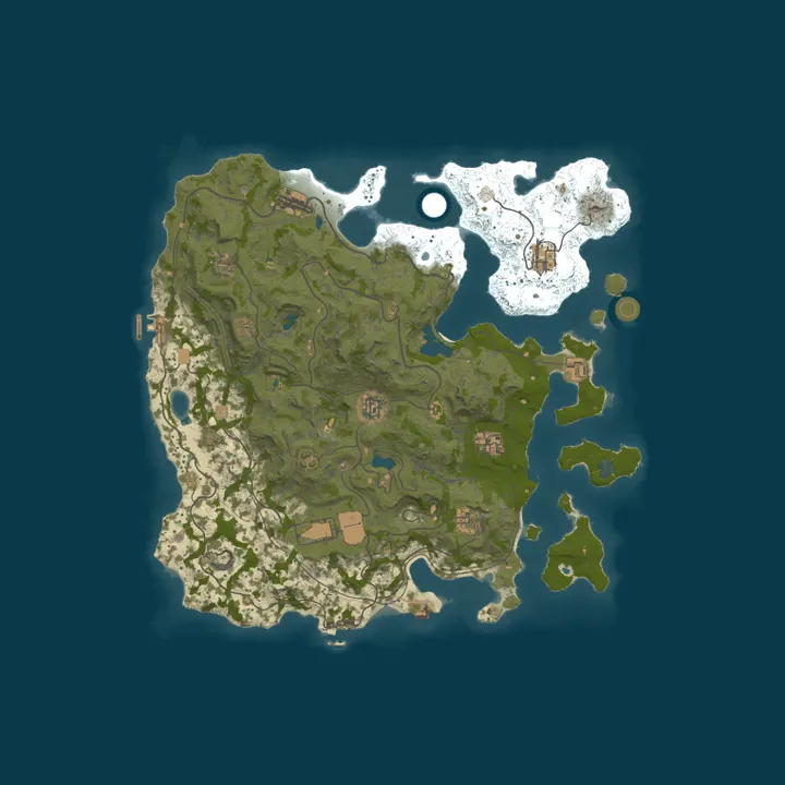 Map of OLDSKOOL GUYS PVE 2X GATHER QUESTS  ACTIVE ADMINS
