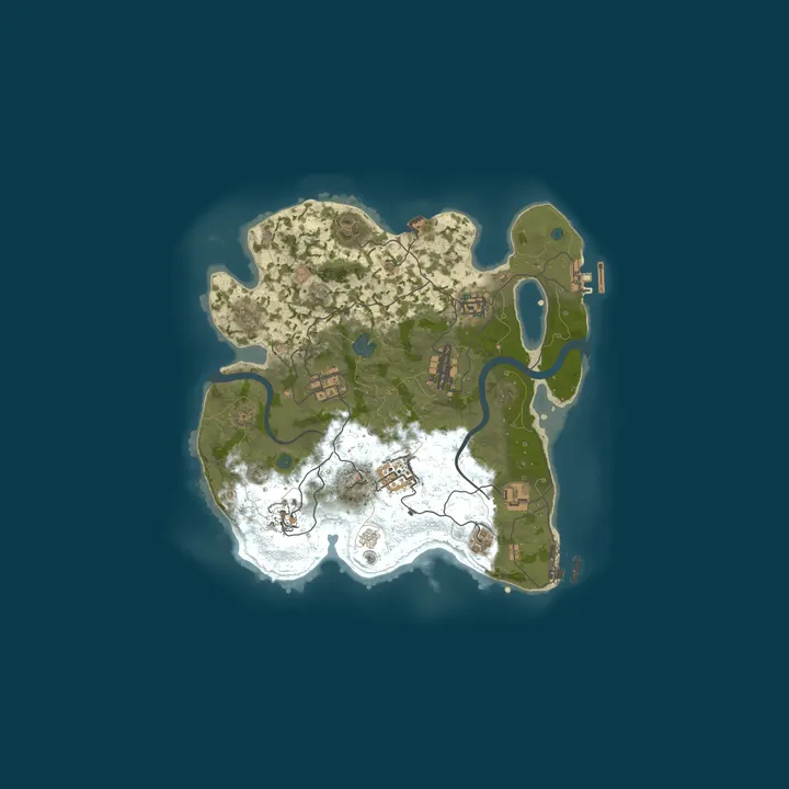 Map of Hard workers 3x, Drugs, Offline Prot, Harbor Events