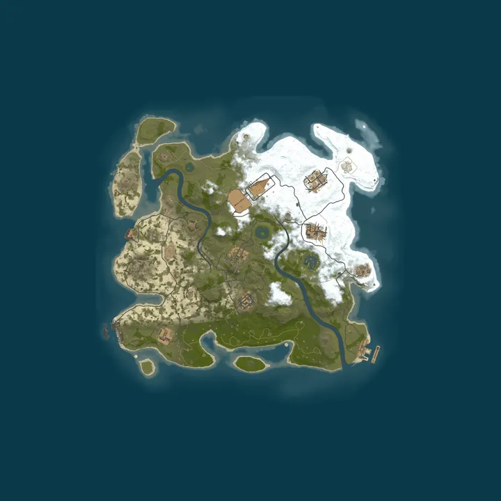 Map of 4Netplayers RustWorld