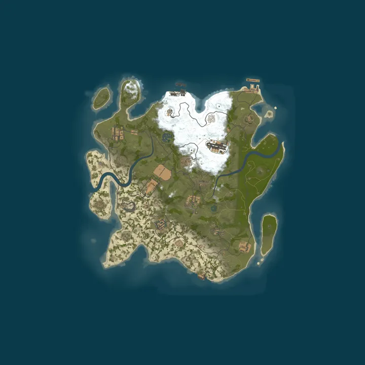 Map of BDSM Rust #2 x1 | КЛАССИКА Wipe 09.10