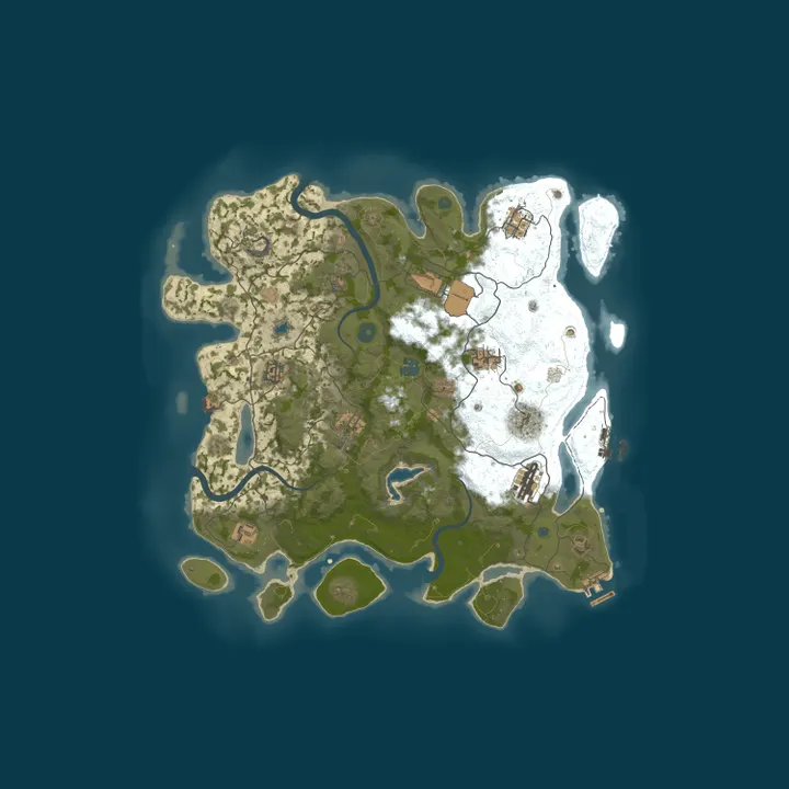 Map of RustForNoobs.com | Solo Dou Trio | Monthly NA