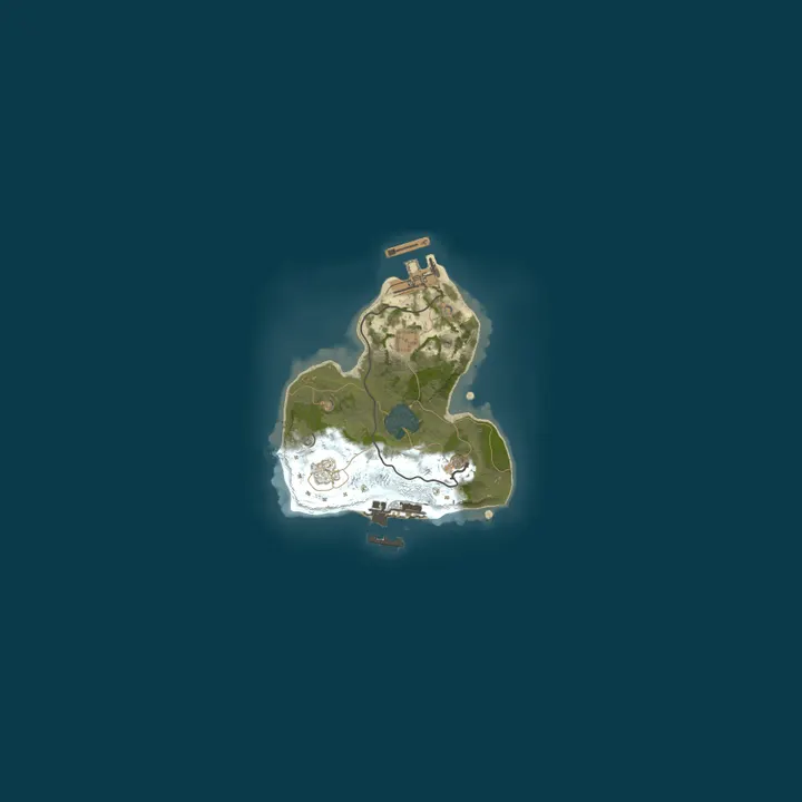 Map of A Shockbyte Rust Server