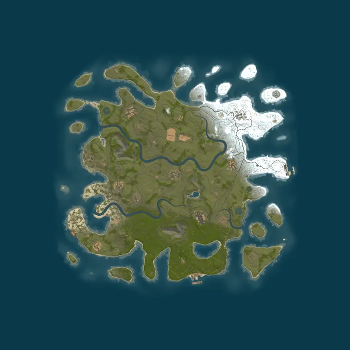 Map of Lazy Rusters II - 20X - PVE - NPC Bases - Forget the Grind!