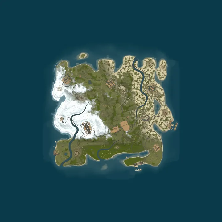Map of RuggedNZ Wasteland