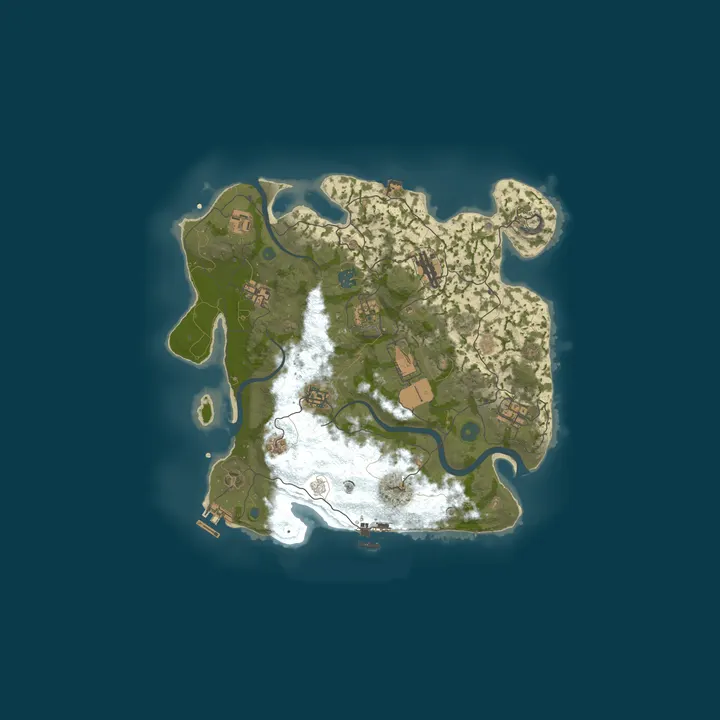 Map of Palmekysten Norge - Solo/Duo/Trio