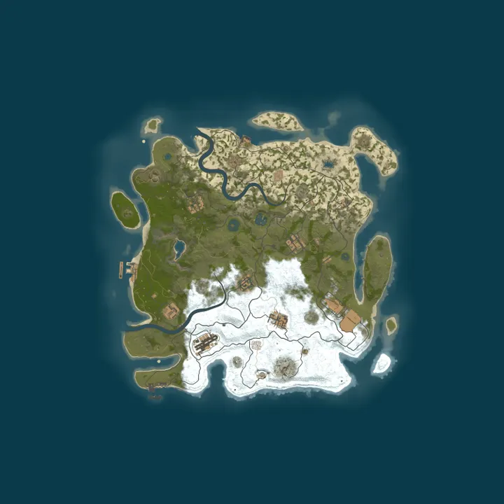 Map of Boomtown 3x PvP | 20 Events a Day | Convoy · Capture · Bounti