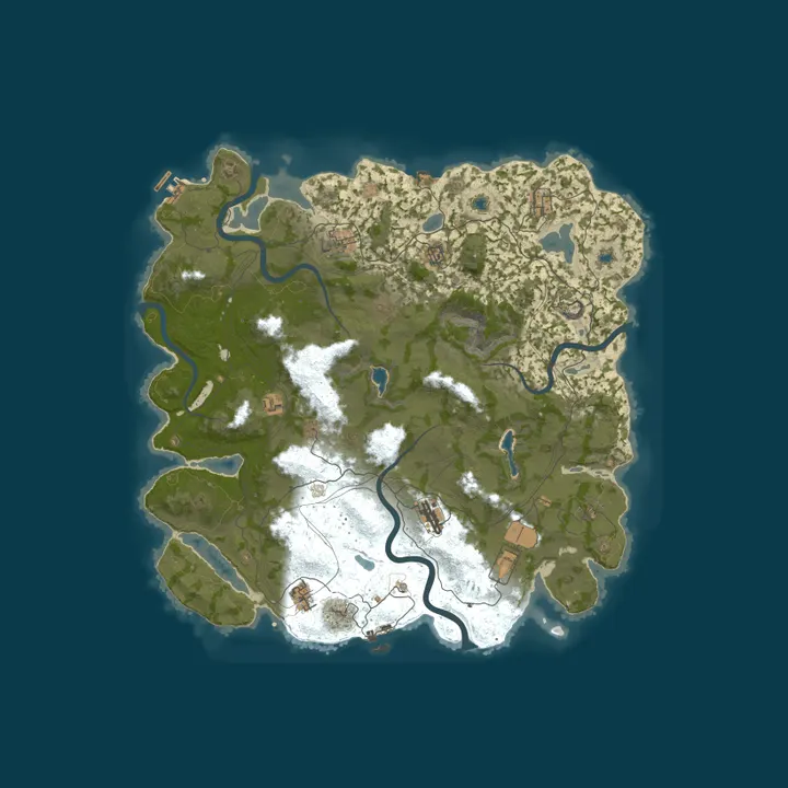 Map of СЕВЕР СИБИРИ